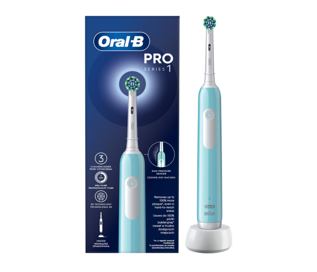 Oral-B Pro1 Cross Action Carib Blue - 1163000 - zdjęcie